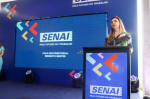 Secretária Jó Pereira participa de inauguração de Polo Multissetorial do Senai. Foto: Pedro Farias/Ascom Semed