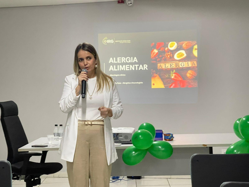 Thaís Godinho, coordenadora do Programa de Alimentação e Nutrição da SMS. Foto: Ascom SMS