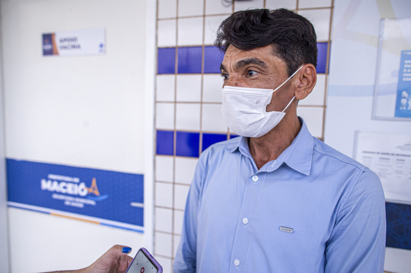 Djair Ferreira, diretor da URS Dr. IB Gatto Falcão. Foto: Alisson Frazão - Secom Maceió