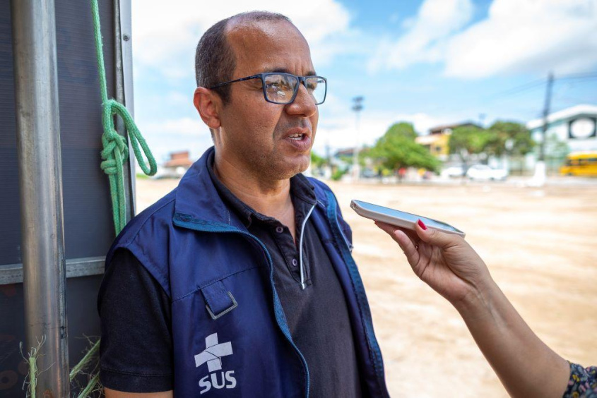Coordenador do Centro de Zoonoses, Dário Guedes. Foto: Alisson Frazão/Secom Maceió