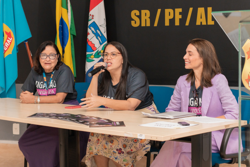 Roberta Borges, subsecretária de Atenção à Saúde, reforça que os profissionais de saúde possuem grande responsabilidade no combate à violência. Foto: Victor Vercant/Secom Maceió