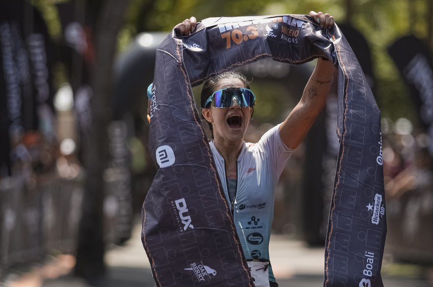 Ana foi a campeã entre as mulheres com 4 horas e 30 minutos de prova. (Foto: Alisson Frazão)