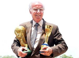 Alagoano Mario Jorge Lobo Zagallo, 1931-2024.